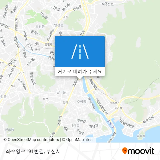 좌수영로191번길 지도