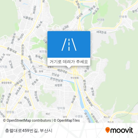 충렬대로459번길 지도