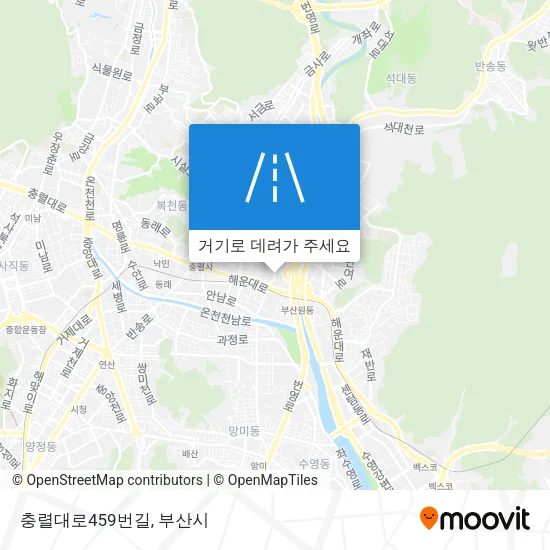 충렬대로459번길 지도