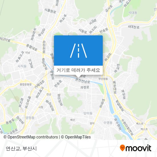 연산교 지도