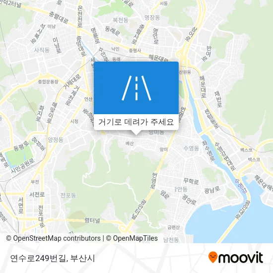 연수로249번길 지도