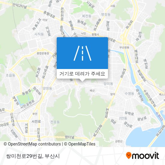 쌍미천로29번길 지도