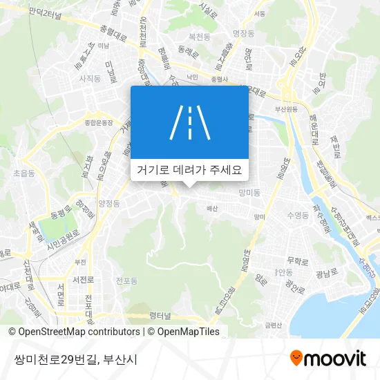 쌍미천로29번길 지도