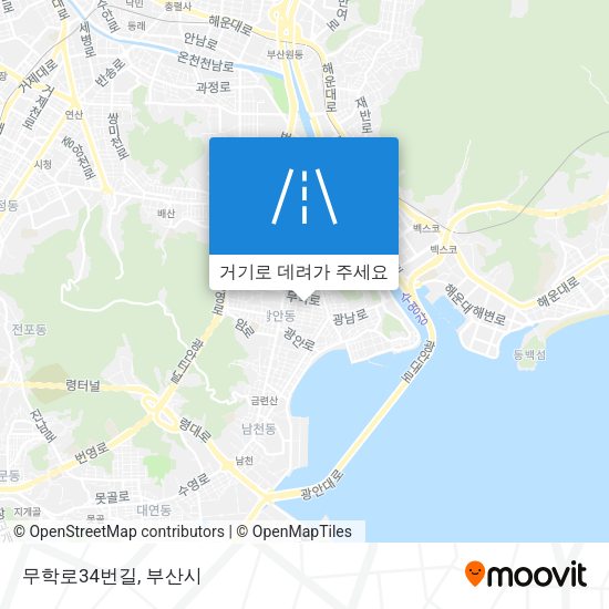 무학로34번길 지도