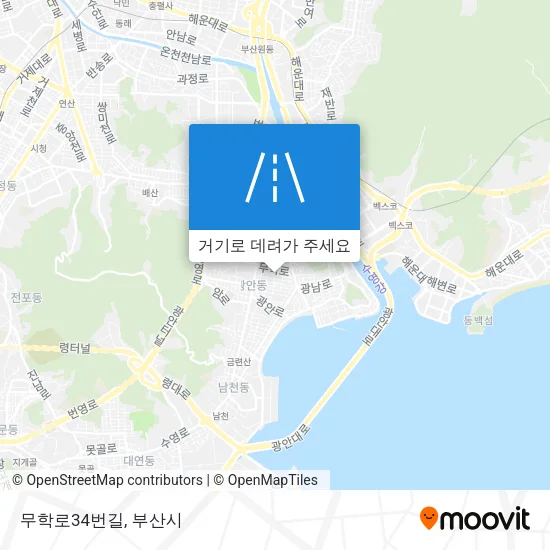 무학로34번길 지도