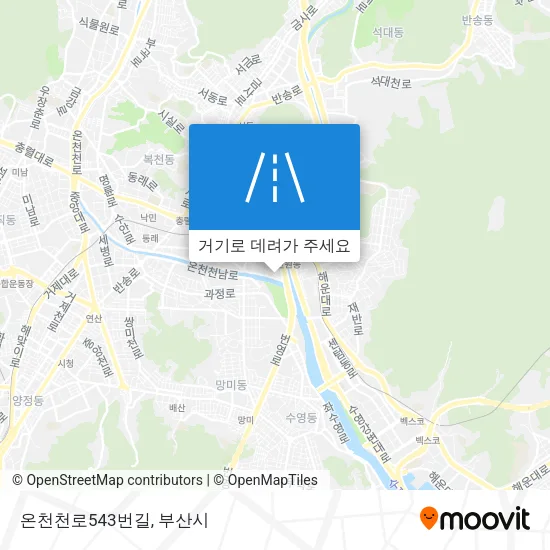 온천천로543번길 지도