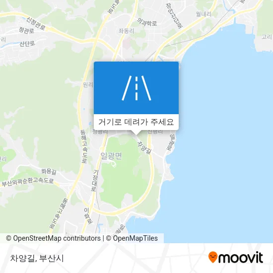 차양길 지도
