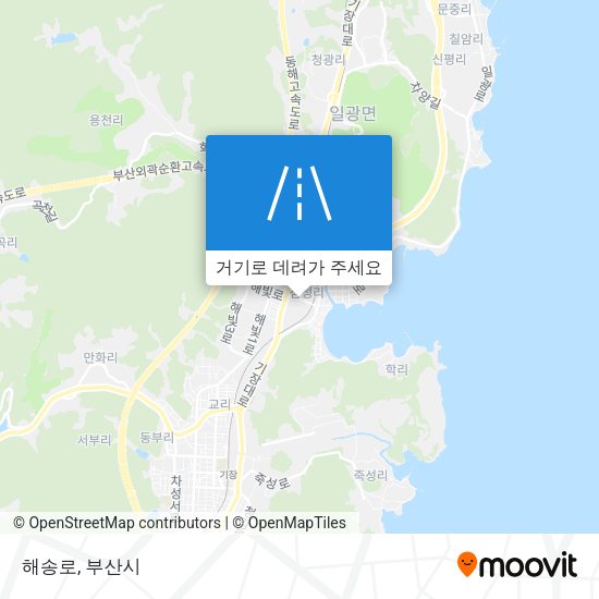해송로 지도