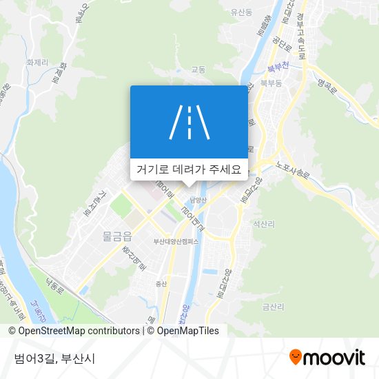 범어3길 지도