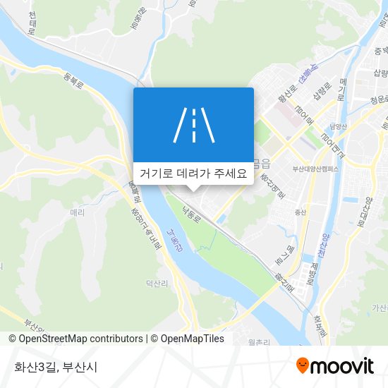 화산3길 지도
