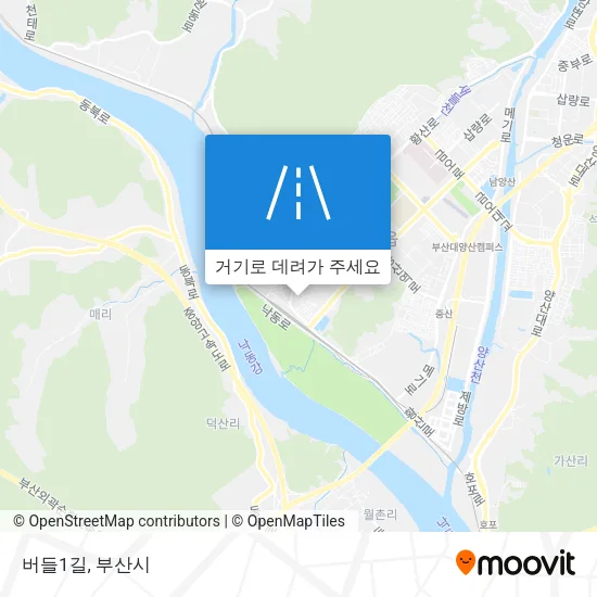 버들1길 지도