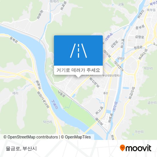 물금로 지도