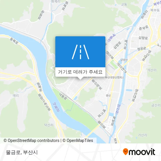 물금로 지도