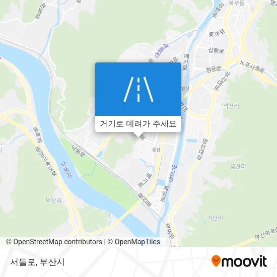 서들로 지도