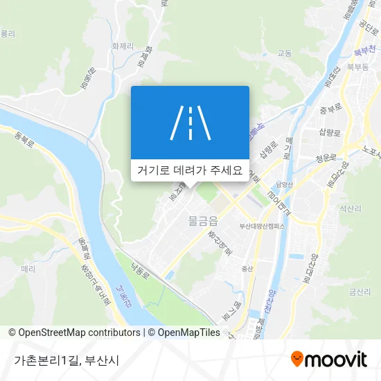 가촌본리1길 지도