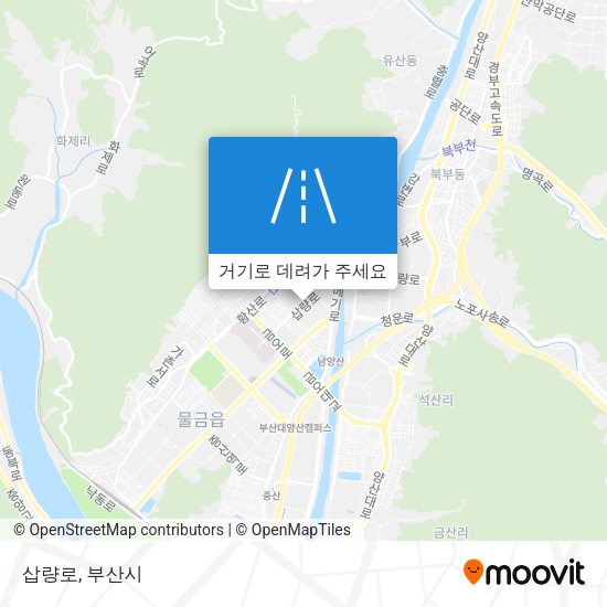 삽량로 지도
