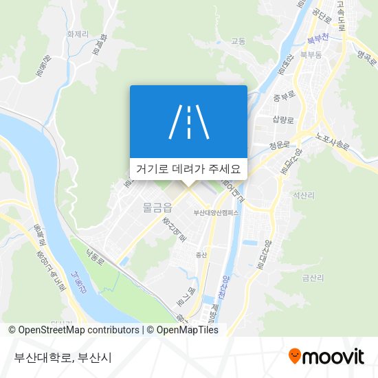 부산대학로 지도
