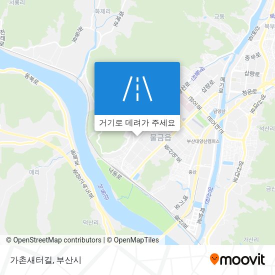 가촌새터길 지도