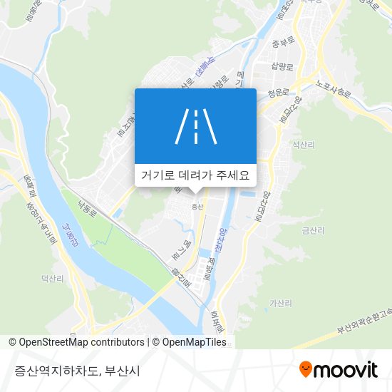 증산역지하차도 지도
