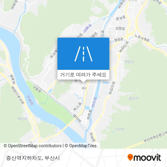 증산역지하차도 지도