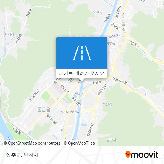 양주교 지도