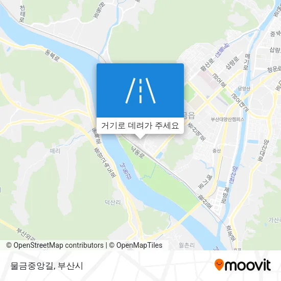 물금중앙길 지도