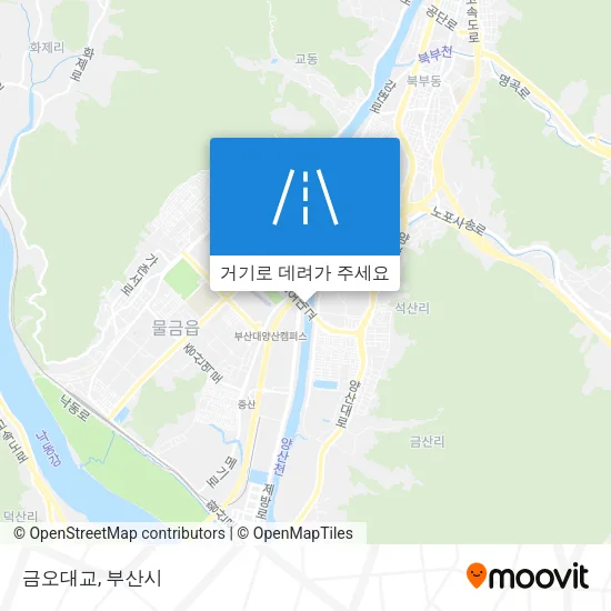 금오대교 지도