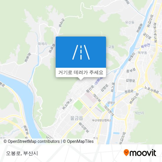 오봉로 지도