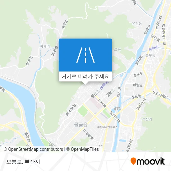 오봉로 지도