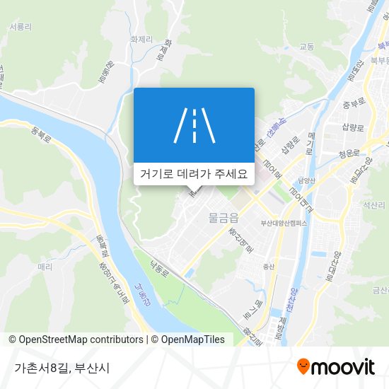 가촌서8길 지도