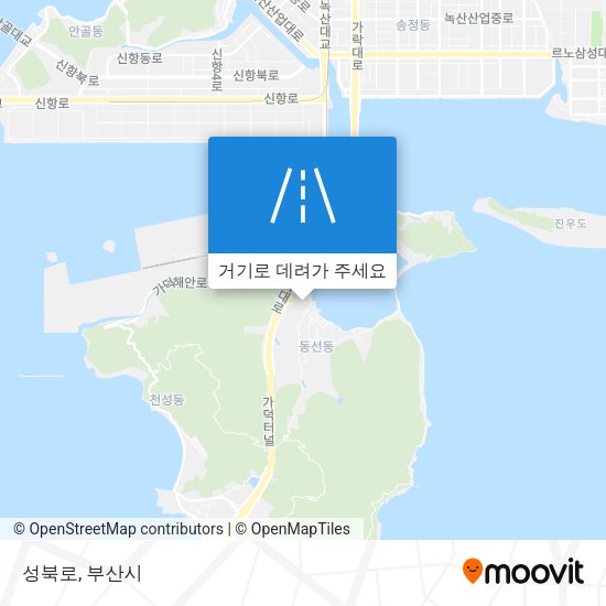 성북로 지도