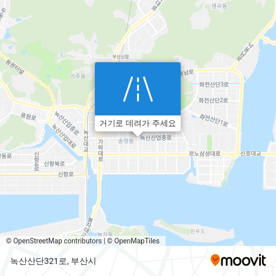 녹산산단321로 지도