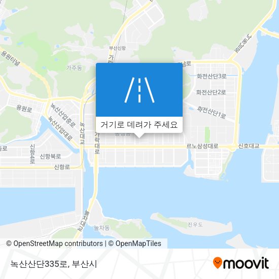 녹산산단335로 지도
