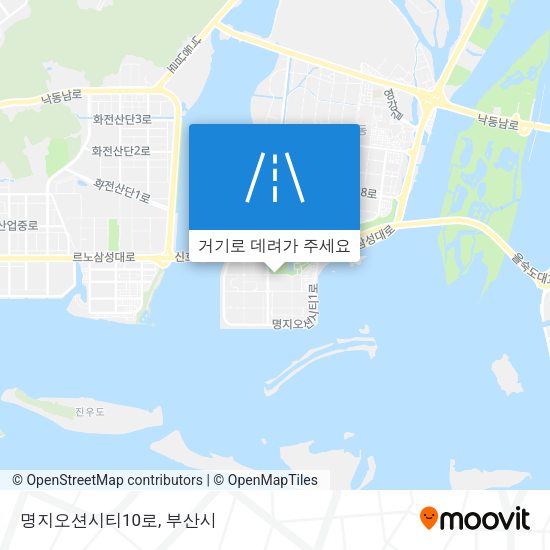 명지오션시티10로 지도