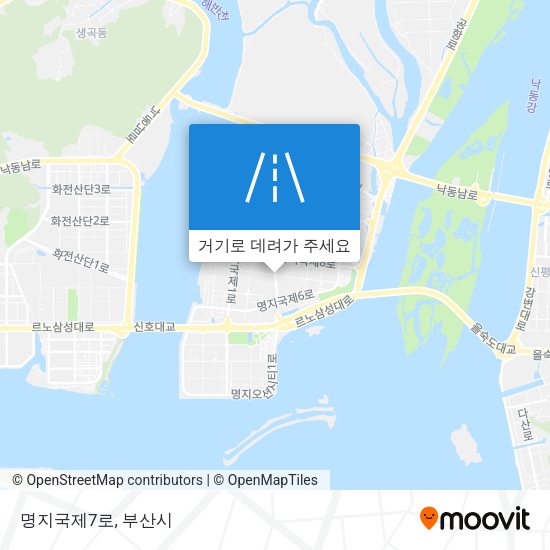 명지국제7로 지도