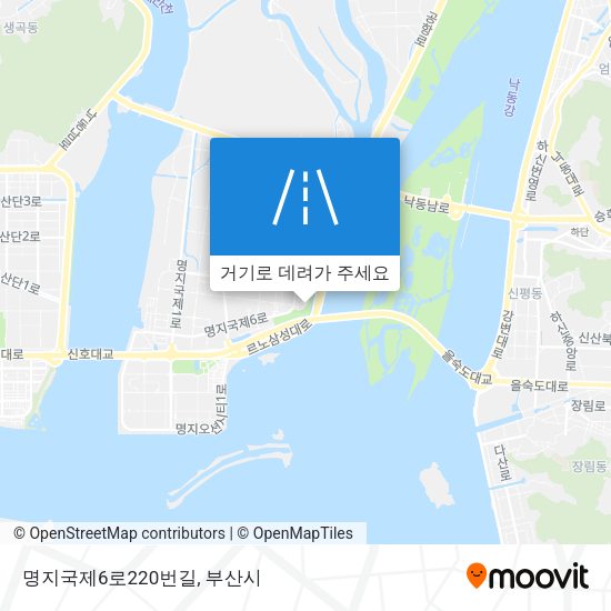 명지국제6로220번길 지도