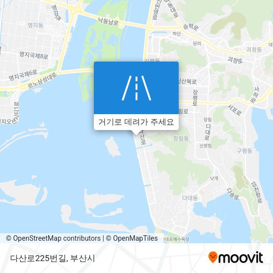 다산로225번길 지도