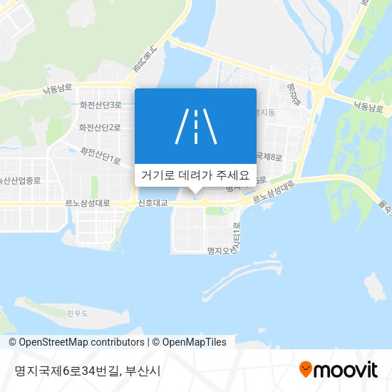 명지국제6로34번길 지도