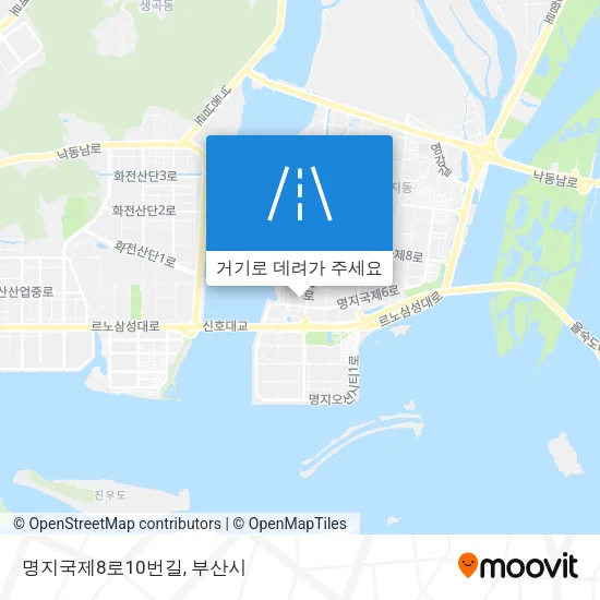 명지국제8로10번길 지도