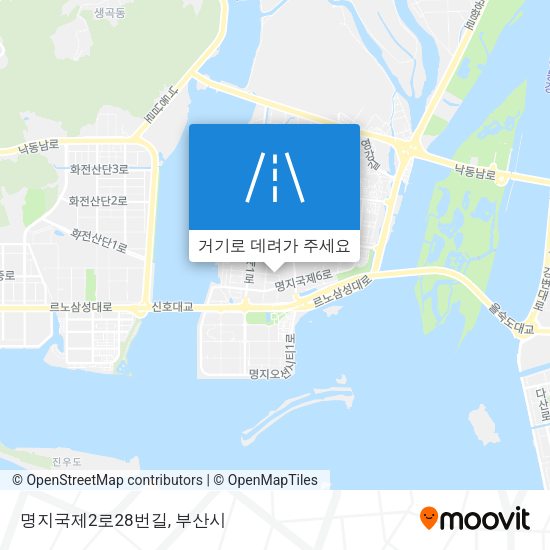 명지국제2로28번길 지도