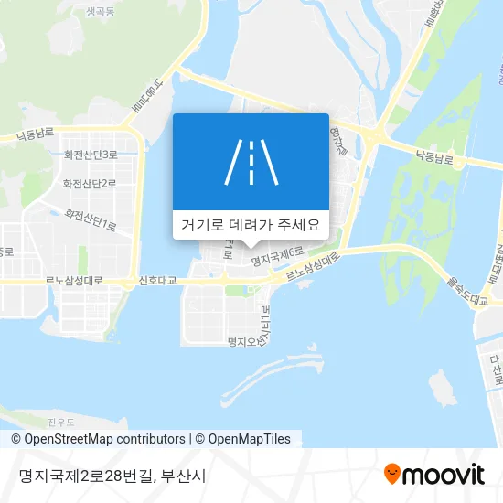 명지국제2로28번길 지도