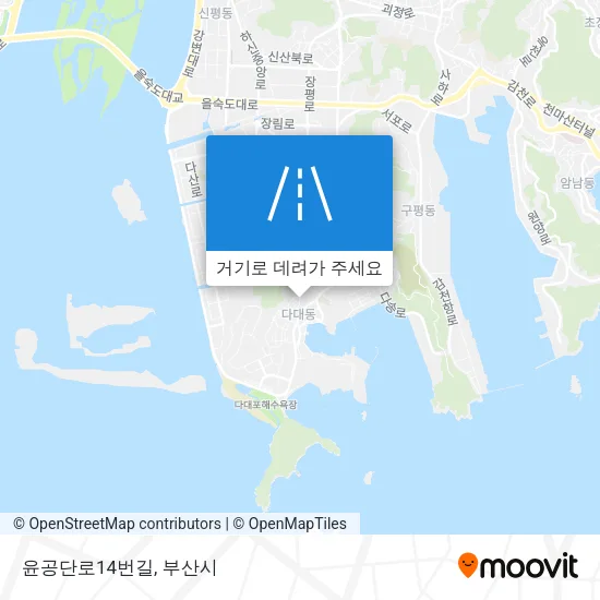 윤공단로14번길 지도