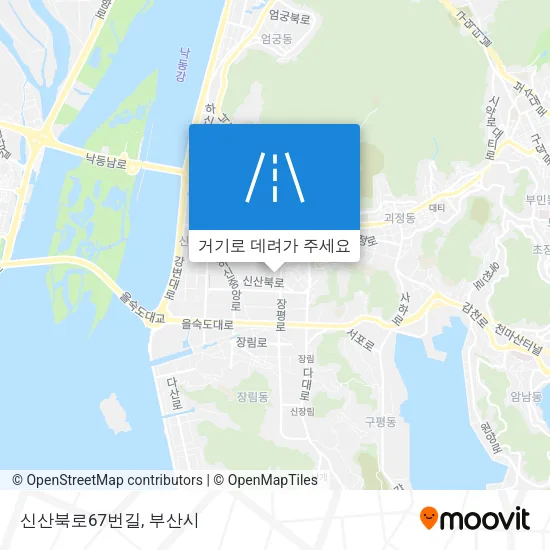 신산북로67번길 지도