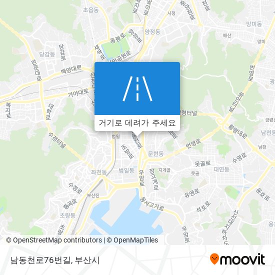 남동천로76번길 지도