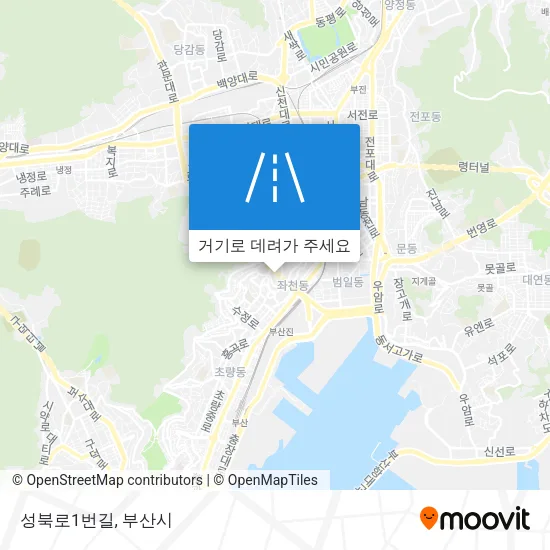 성북로1번길 지도