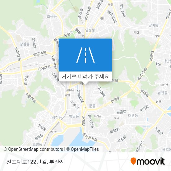 전포대로122번길 지도