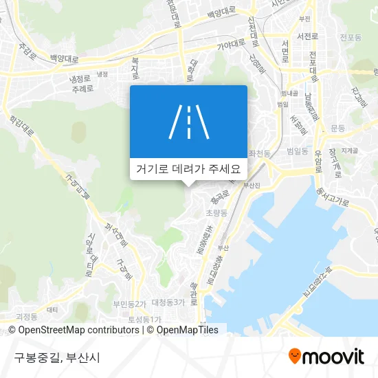 구봉중길 지도