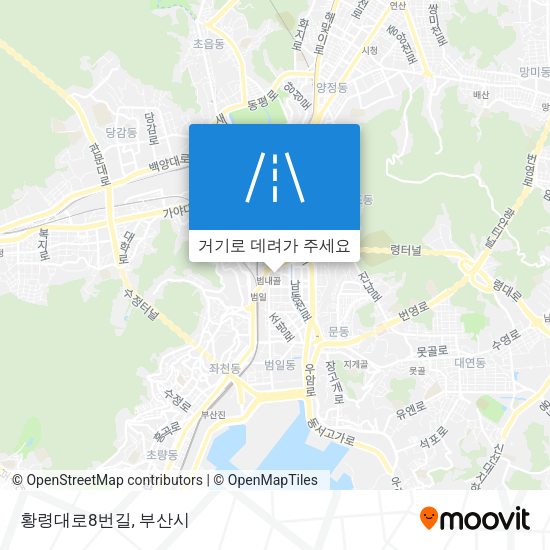 황령대로8번길 지도
