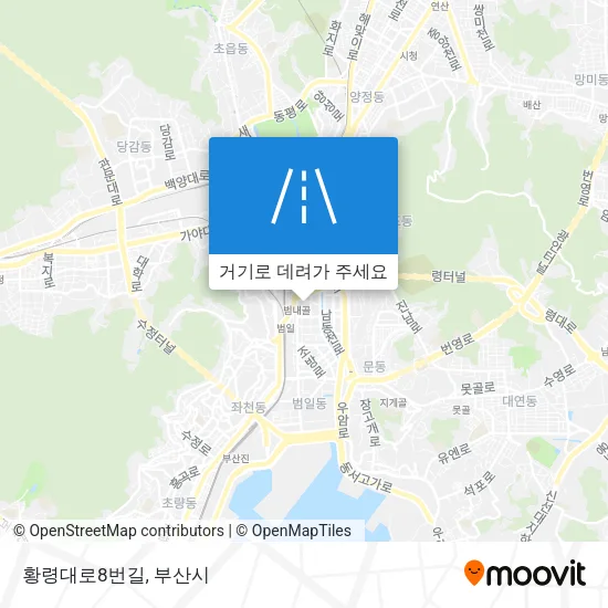 황령대로8번길 지도