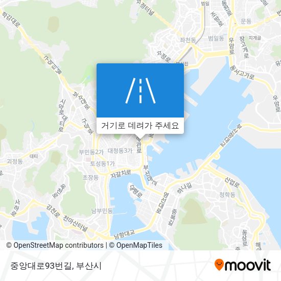 중앙대로93번길 지도